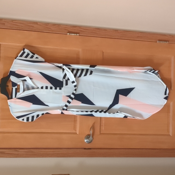 COPY - Adele Berto Belted Lightweight Dress, Size Small - Picture 1 of 5